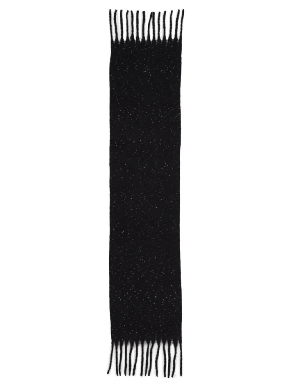 NEW Nordstrom BP Fringe Trim Muffler Scarf Black